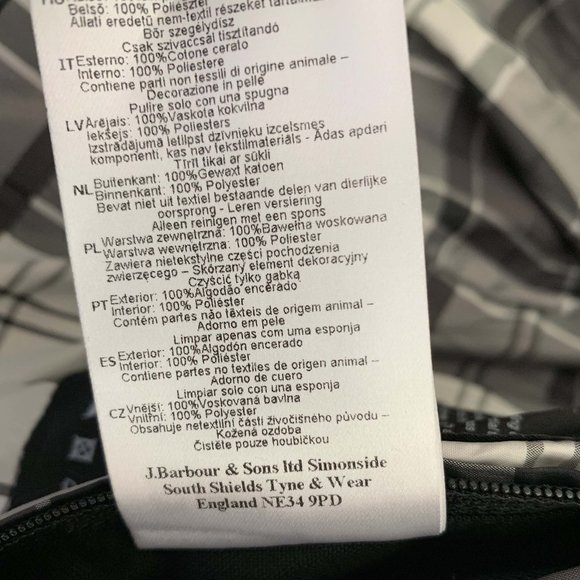 NWT $450 BARBOUR jacket size 0-2 - Picture 11 of 15